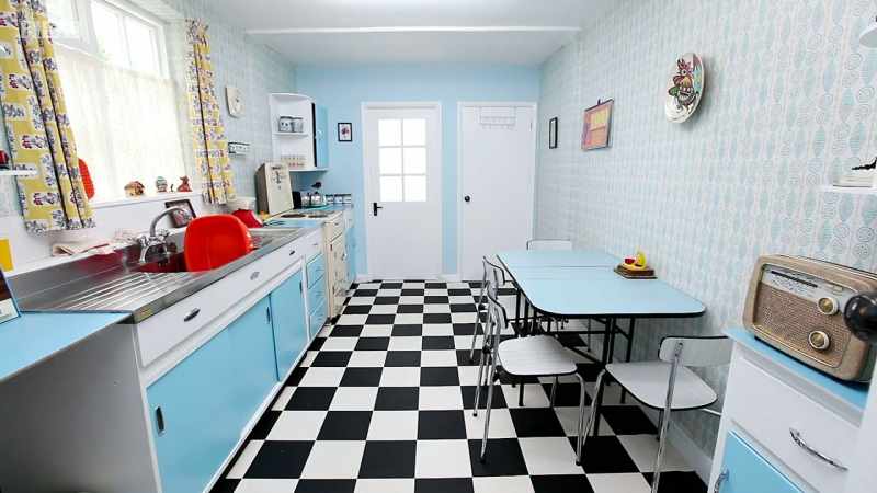 An extension has been added, making a huge kitchen diner
