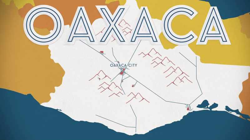 An hour's drive from Oaxaca City