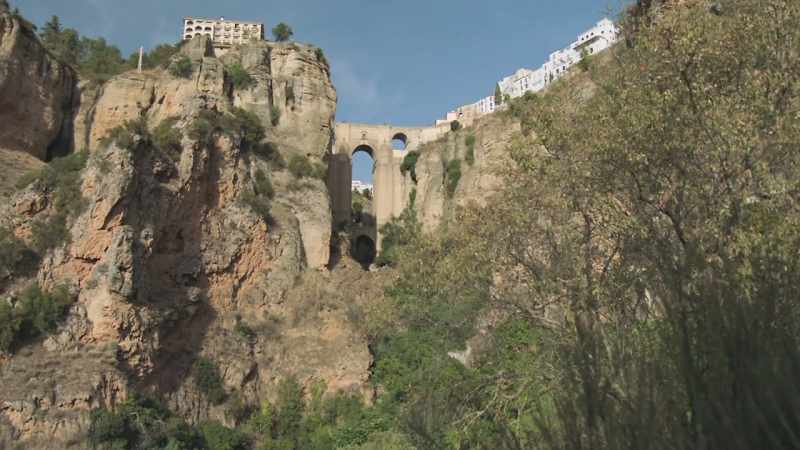 An incident here, in this spot in Ronda