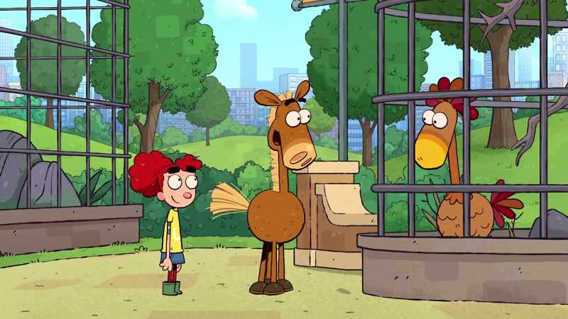An ugly ostrich! [laughs]