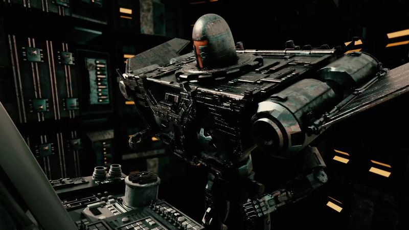 An unidentified ship