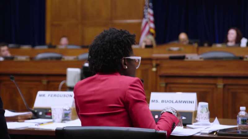 {\an1}- Ms. Buolamwini, I heard your opening statement