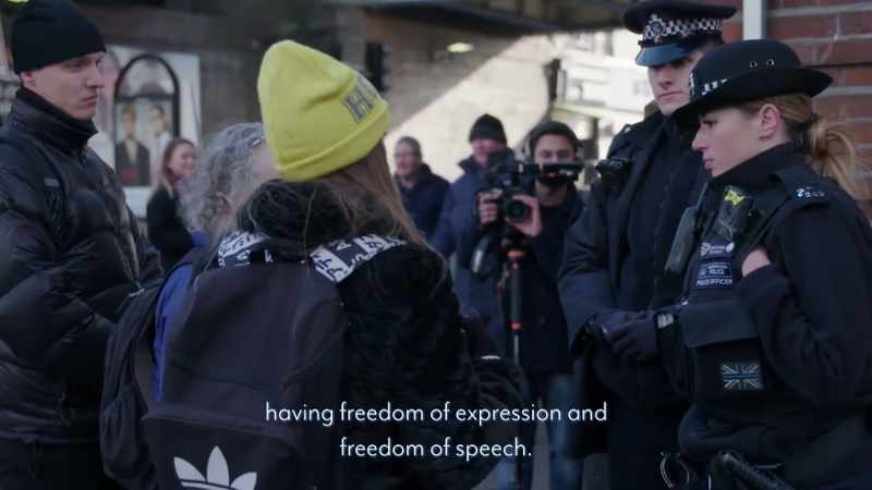 {\an7}- The man was exercising his right