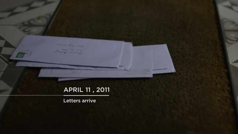 {\an8}And then, several letters from Xavier and Agnès arrived