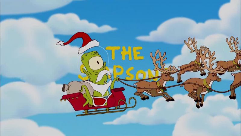 {\an8}-(bells jingling) -CHOIR: ♪ The Simpsons ♪