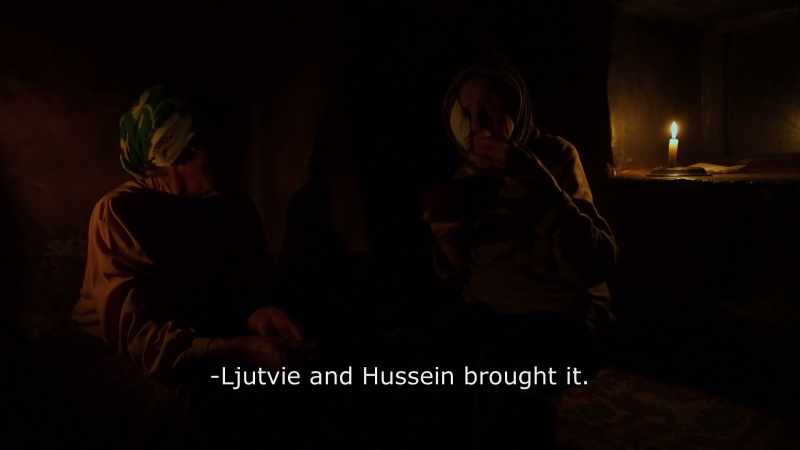 {\An8}Did they bring it? - Yes, Ljutvie and Hussein brought it