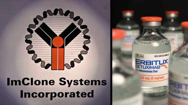 {\an8}Dr. Waksal had created a drug called Erbitux