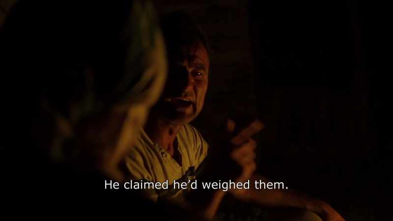 {\An8}He claimed he'd weighed them. - Why don't you get a scale?