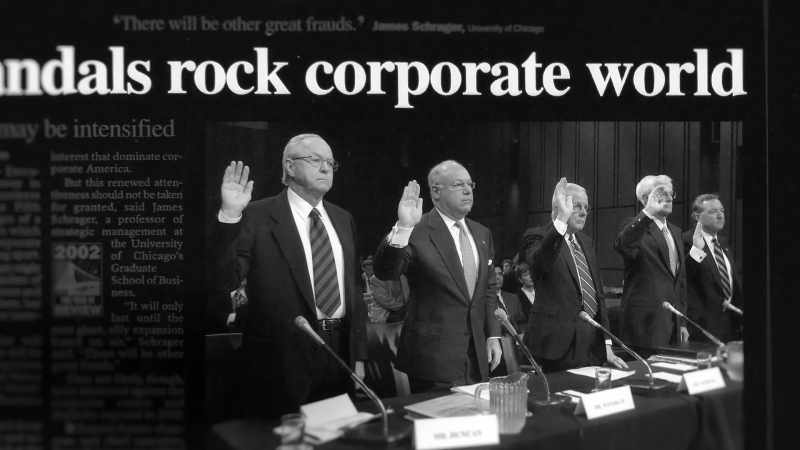 {\an8}How can business have any credibility when these characters are pulling stuff