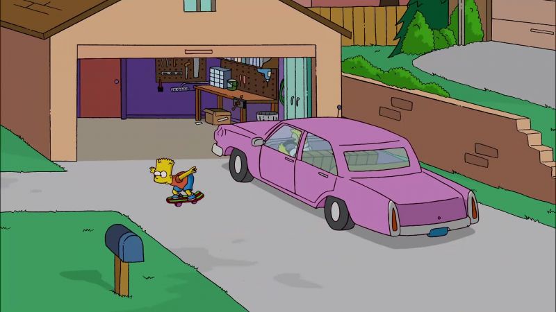 {\an8}-CHOIR: ♪ The Simpsons ♪ -(crow caws)