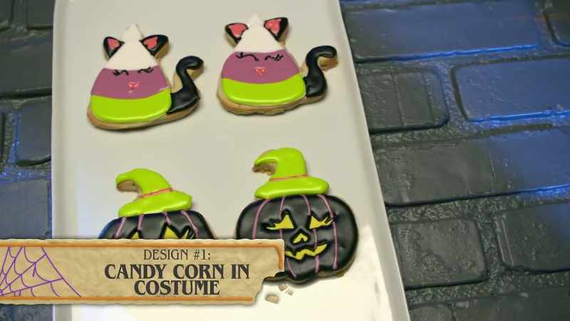 {\an8}I made candy corn cookies