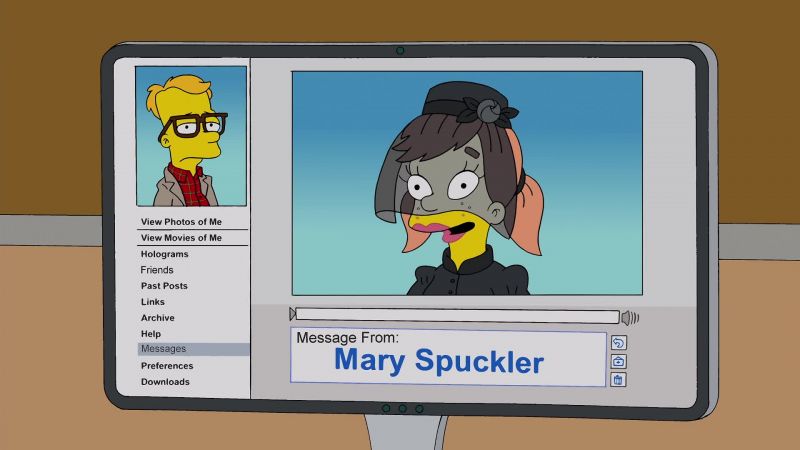 {\an8}MALE COMPUTER VOICE: One message received from