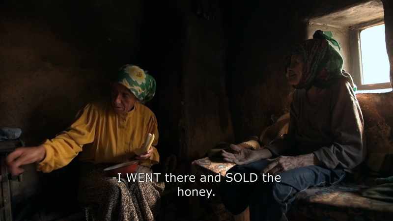 {\An8}I WENT there and SOLD the honey! - Why?