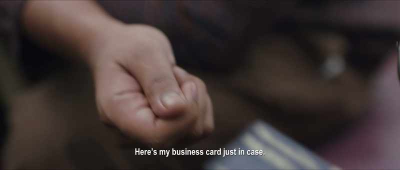 {\an8}If you want me to pick you up, call my number