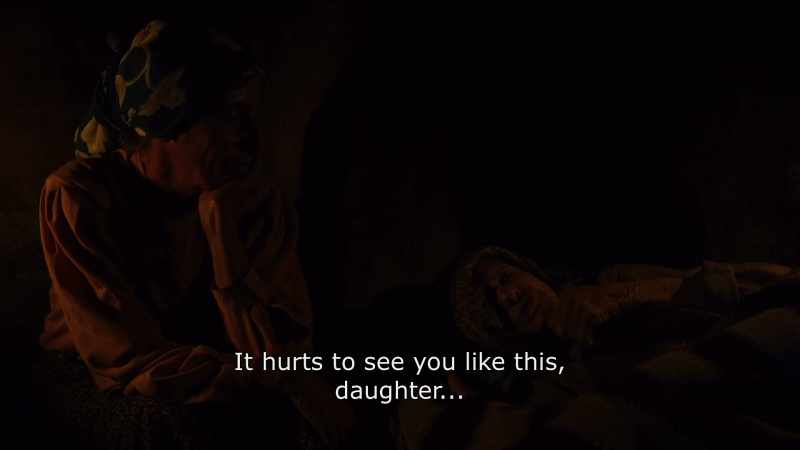 {\an8}It hurts to see you like this, daughter