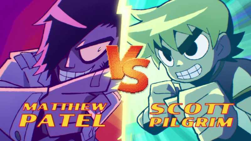 {\an8}Matthew Patel versus Scott Pilgrim