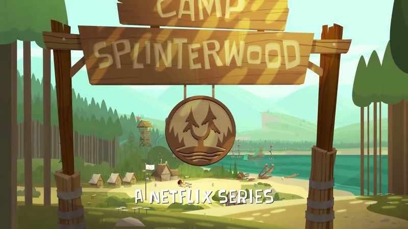 {\an8}-[Mighty Eagle whistles] -[campers laughing]