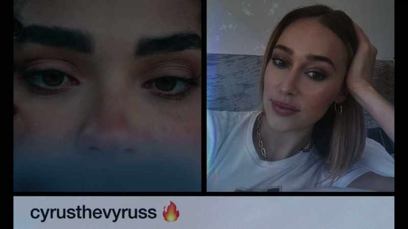 {\an8}- Oh, hey, cutie. - Fire emoji
