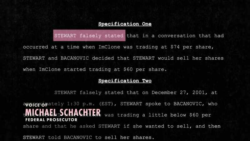 {\an8}She wasn't criminally charged with insider trading