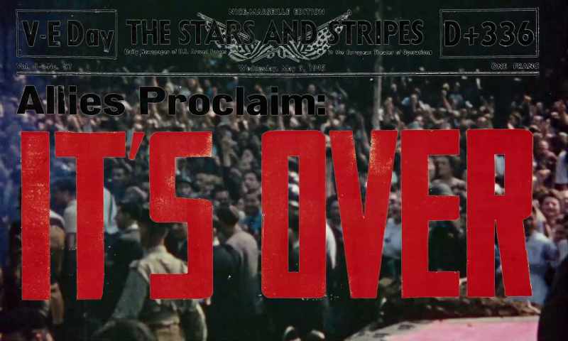 {\an8}The war in Europe was over