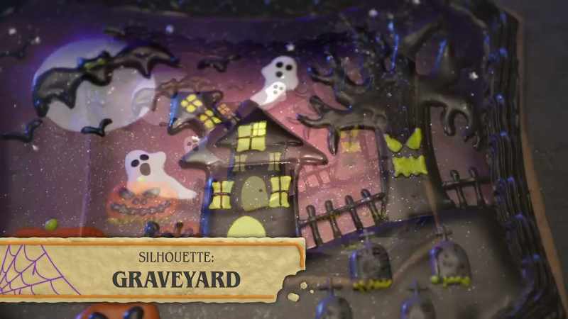 {\an8}[Tinnell] So I made a Halloween Graveyard scene