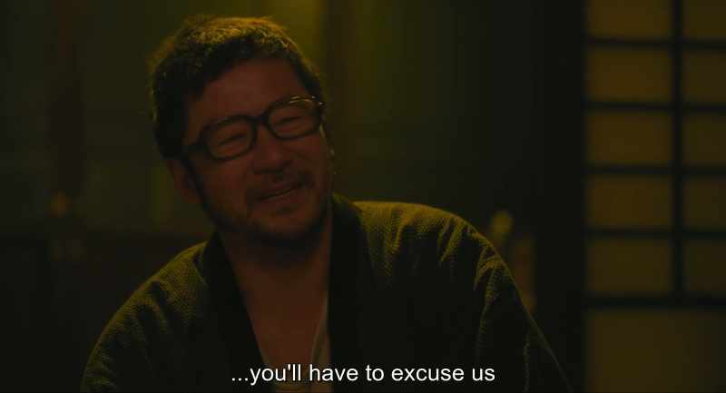 {\an8}you'll have to excuse us