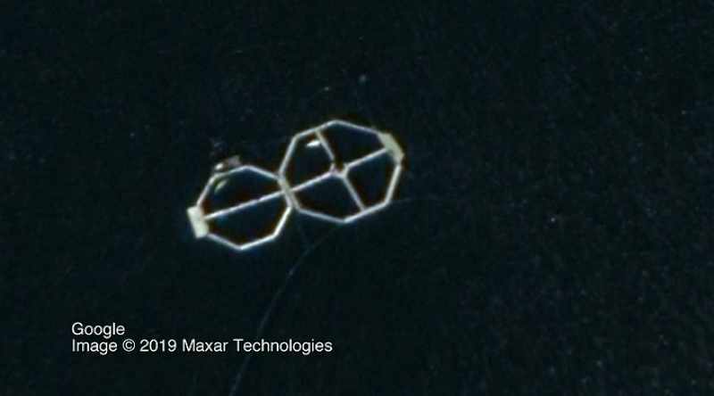 Analysts believe that these large octagonal shapes