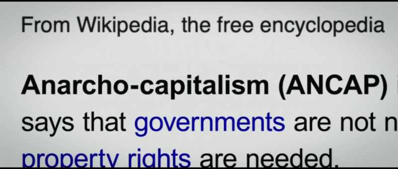 Anarcho-capitalism is a utopian or idealistic