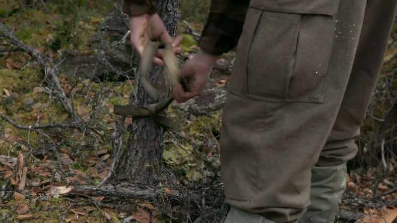 Anchor is just basically tying it off to a couple trees