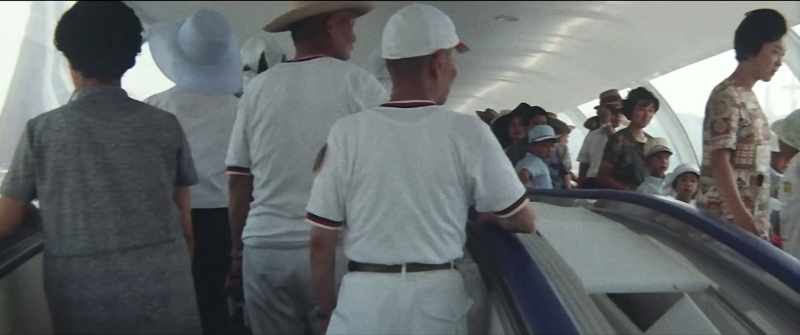 And a moving walkway