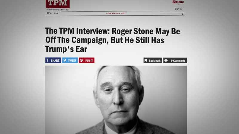 And as a reporter, you call him up because you want the outrageous quote