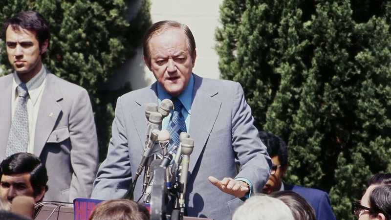 And after a while Senator Humphrey