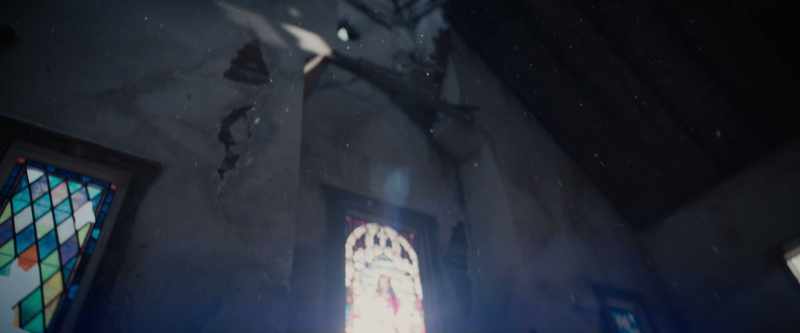 And above me was sky where the steeple once stood