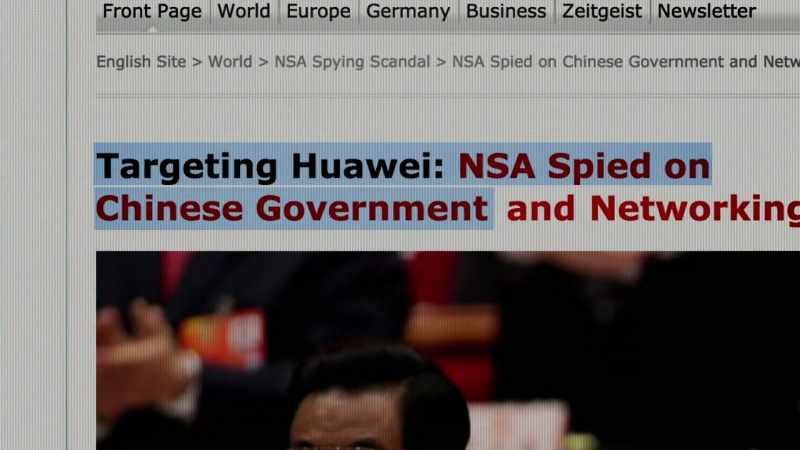 And according to the German magazine Der Spiegel