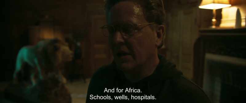 And for Africa. Schools, wells, hospitals