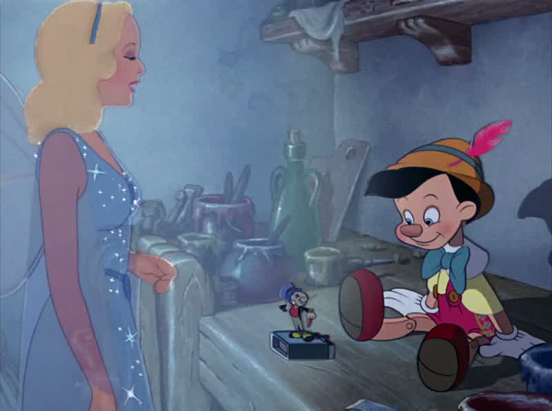 Now remember Pinocchio be a good boyAnd always let your conscience be your guide