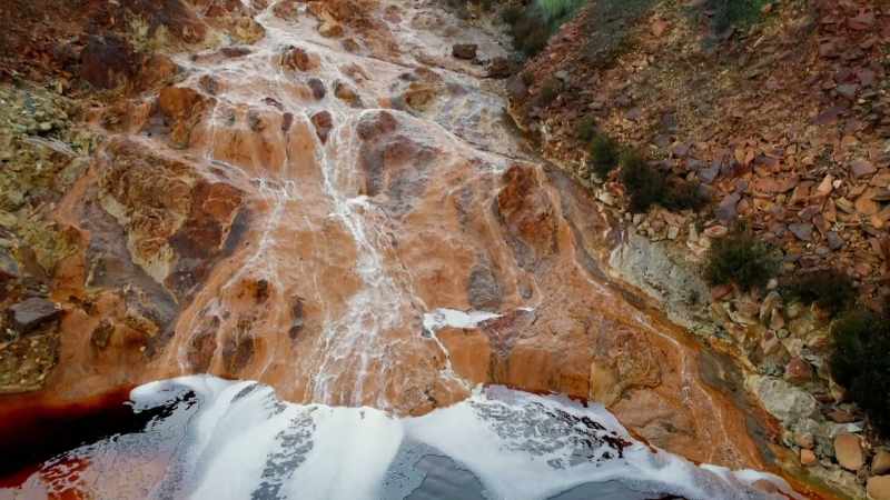And astrobiologists study these acid-rich waters