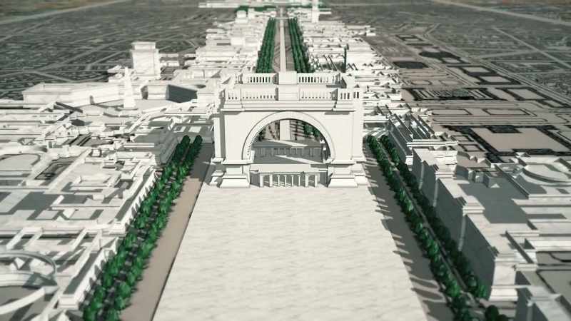 And at its entrance
