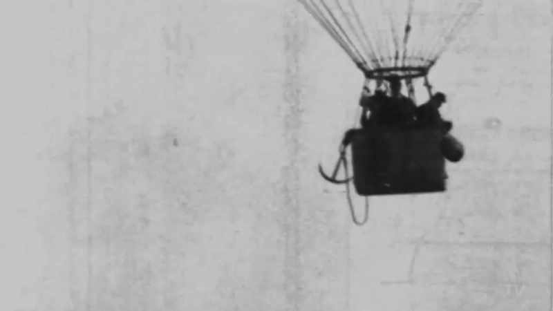 and while balloons had soared for over a century
