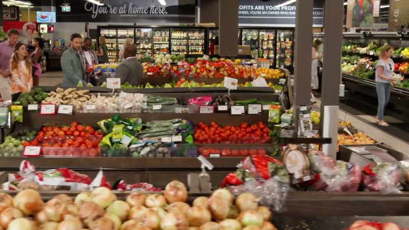 And behold our fabulous, new produce section