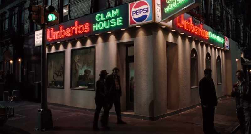 And him being down there in little Italy