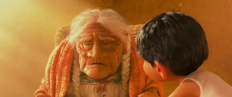 And being older herself, but having a parent who's really, really old