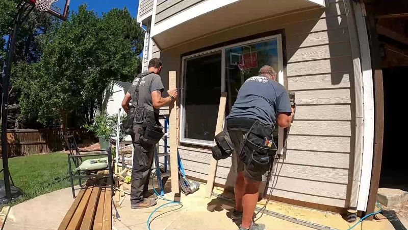 And Bob's installing two new large windows