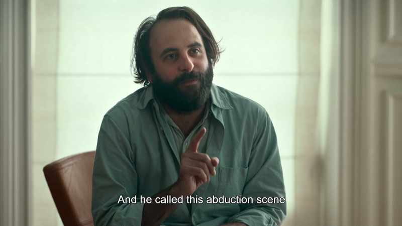 And he called this abduction scene