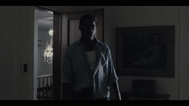 And he came in the room