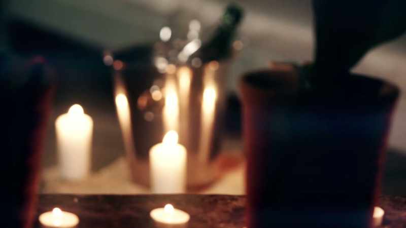 �And champagne, too. ‐KATIE: I know (GASPS)