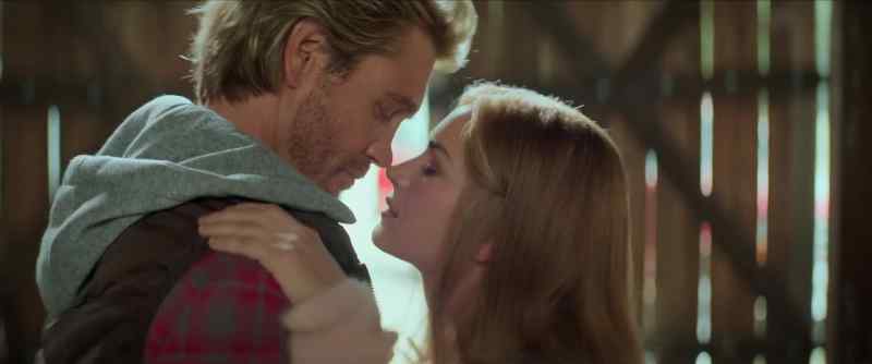 And Chris appears and taps her shoulder