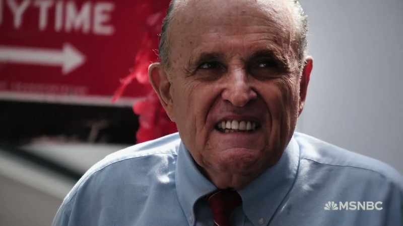 And claimed that Giuliani was trash-shaked them down
