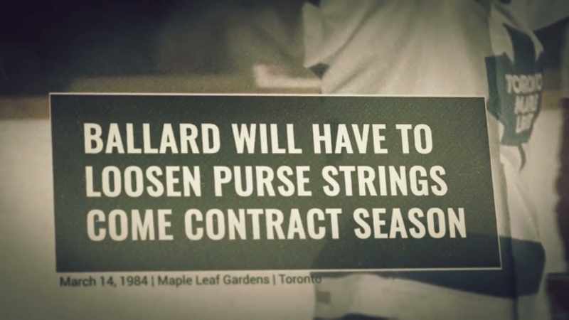 And his contract was up, and underneath it, it said