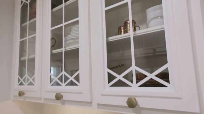 And we could have had plain glass cabinet doors